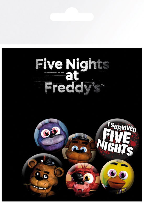 Cover for Five Nights at Freddys · FIVE NIGHT AT FREDDYS  Badge Pack  Mix X4 (Toys)