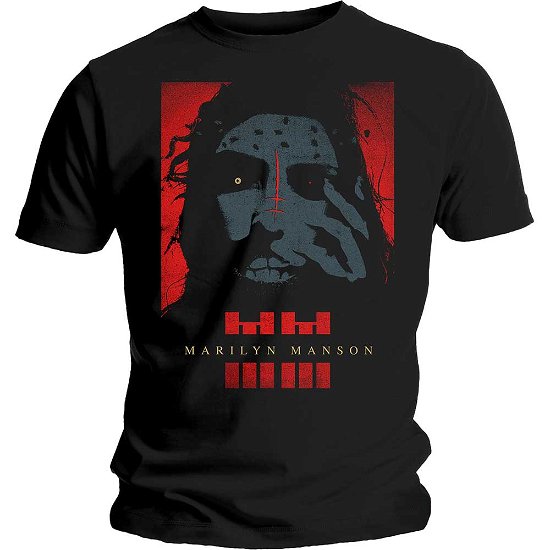 Marilyn Manson Unisex T-Shirt: Rebel - Marilyn Manson - Produtos - MERCHANDISE - 5056170640008 - 16 de janeiro de 2020