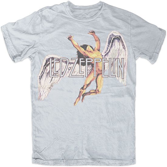 Cover for Led Zeppelin · Led Zeppelin Unisex T-Shirt: Large Icarus (T-shirt) [size S] [Grey - Unisex edition]