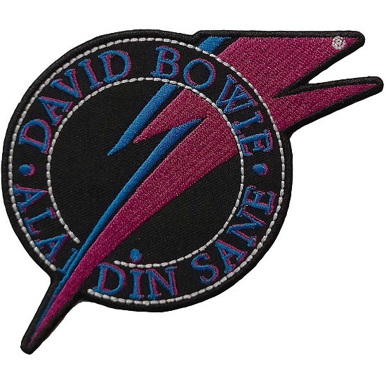 Cover for David Bowie · David Bowie Standard Woven Patch: Aladdin Sane (Patch)
