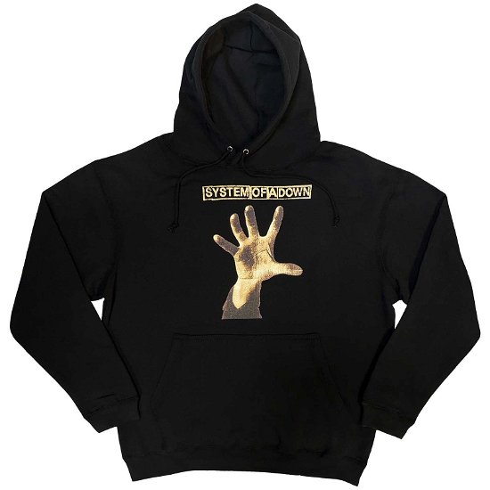 System Of A Down Unisex Pullover Hoodie: Hand - System Of A Down - Merchandise -  - 5056737218008 - 
