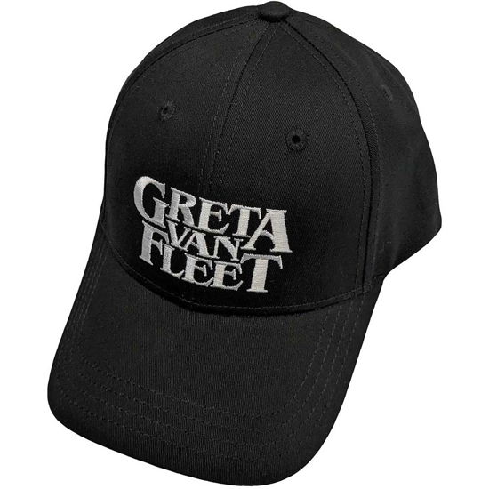 Greta Van Fleet Unisex Baseball Cap: White Logo - Greta Van Fleet - Koopwaar -  - 5056737221008 - 