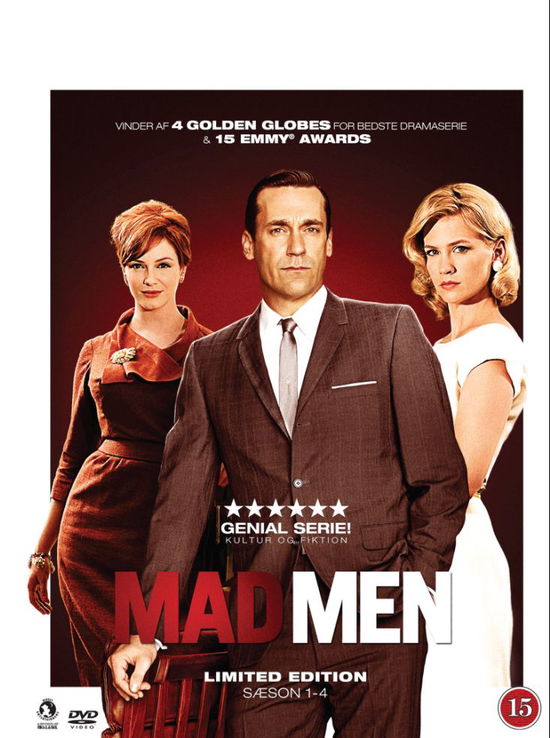 Cover for Mad Men - Sæson 1-4 (DVD) (2012)