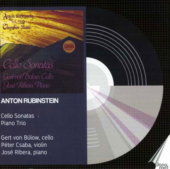 Cover for Anton Rubinstein · Rubinstein: Cello Sonatas (CD) (2019)