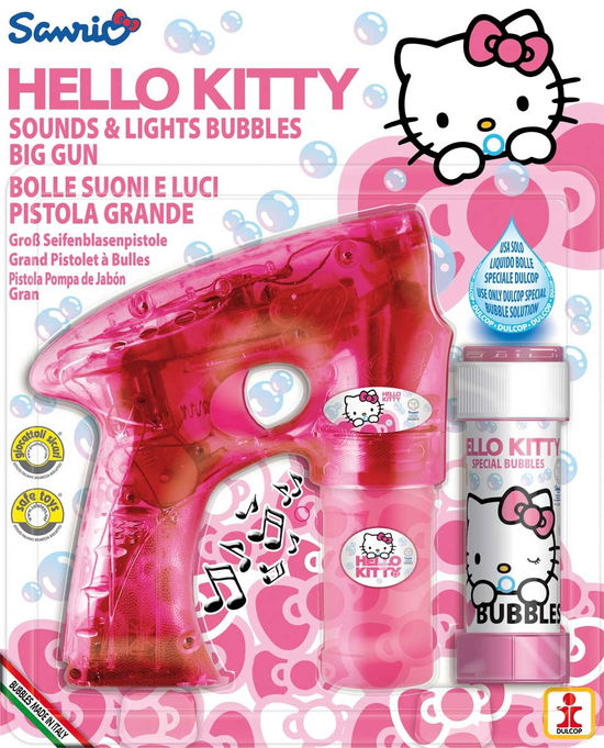 Cover for Dulcop Bolle Di Sapone · Dulcop Bolle Di Sapone - Pistola Bolle Con Luci Grande - Hello Kitty - Blister 1 Pz 60 Ml (MERCH)