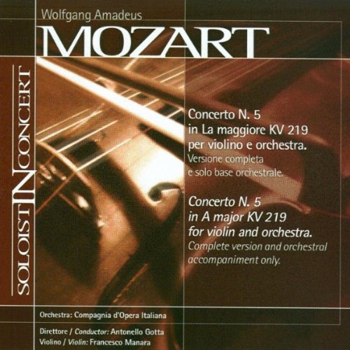 Cover for Mozart Wolfgang Amadeus · A+ Concert # 5 Kv 219 for Viol (CD/BOOK) (2000)