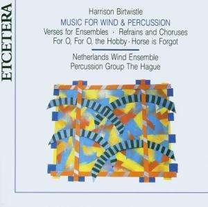 Cover for H. Birtwistle · Music for Wind &amp; Percussion (CD) (2003)