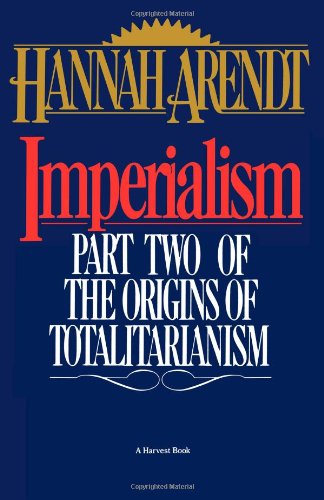 Cover for Hannah Arendt · Imperialism (Paperback Book) (1968)