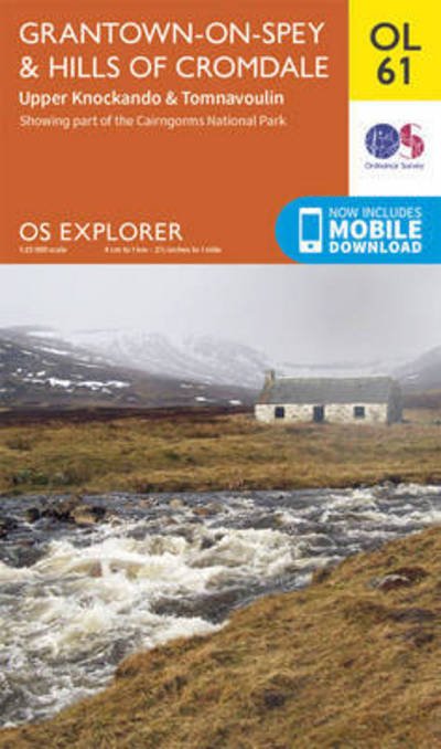 Cover for Ordnance Survey · Grantown-on-Spey &amp; Hills of Cromdale, Upper Knockando &amp; Tomnavoulin - OS Explorer Map (Landkarten) [May 2015 edition] (2015)