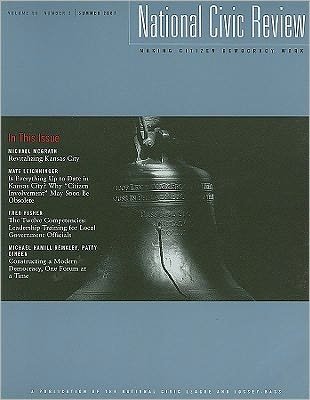 Cover for Ncr (National Civic Review) · National Civic Review (Summer 2007) (Paperback Book) (2007)