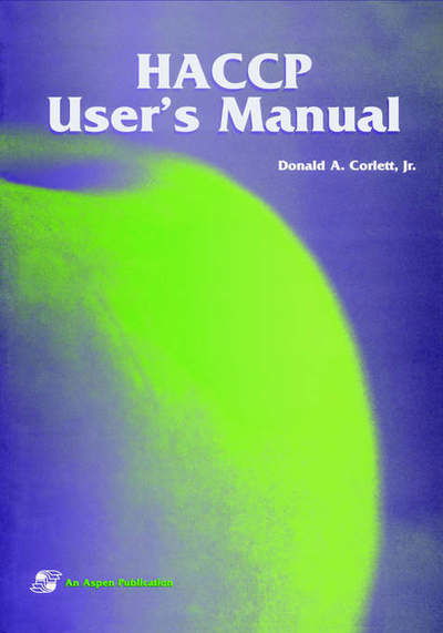 Cover for Donald A. Corlett · Haccp User's Manual (Hardcover Book) (1998)