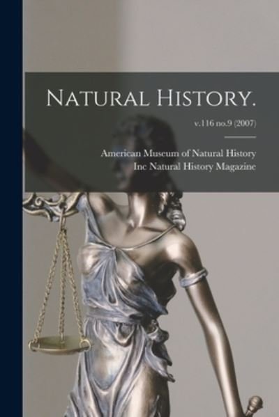 Cover for American Museum of Natural History · Natural History.; v.116 no.9 (Paperback Bog) (2021)