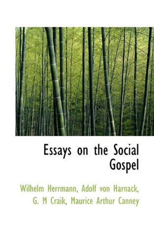 Cover for Dr · Essays on the Social Gospel (Taschenbuch) (2009)
