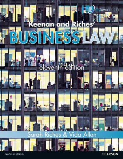 Cover for Sarah Riches · Keenan and Riches' Business Law premium pack (Book) (2013)