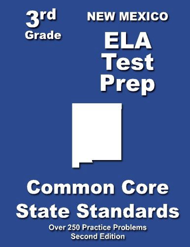 Cover for Teachers' Treasures · New Mexico 3rd Grade Ela Test Prep: Common Core Learning Standards (Paperback Book) (2013)