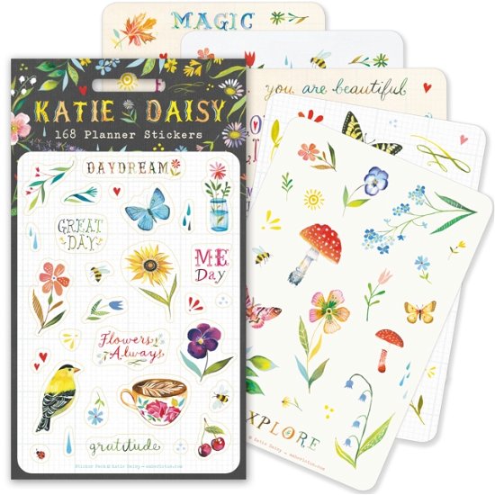Katie Daisy Sticker Pack: Daydream Pack - Katie Daisy - Merchandise - Andrews McMeel Publishing - 9781524891008 - 13. august 2024