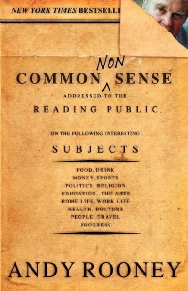 Cover for Andy Rooney · Common Nonsense (Taschenbuch) (2003)