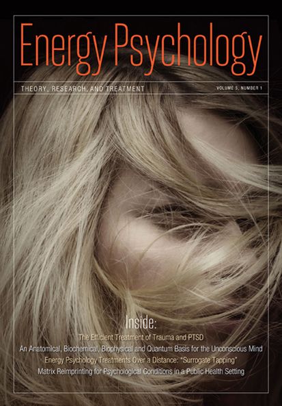 Cover for Church, Dawson, Ph.d. · Energy Psychology Journal (Taschenbuch) (2009)