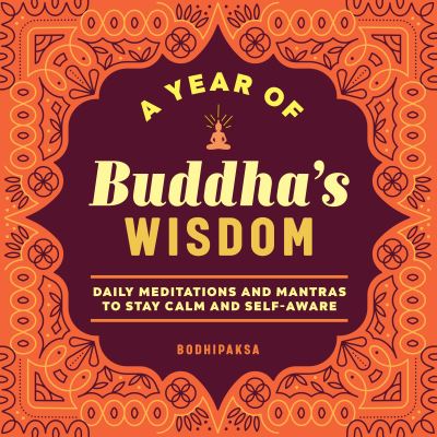 Cover for Bodhipaksa · A Year of Buddha's Wisdom (Paperback Book) (2022)