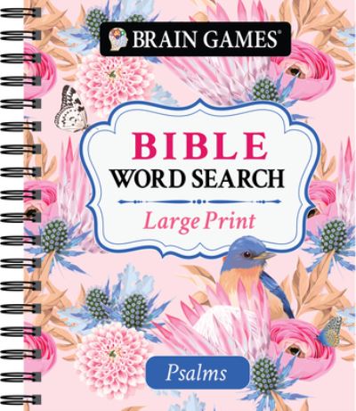 Cover for Publications International Ltd · Brain Games - Large Print Bible Word Search: Psalms (Spiralbok) (2021)