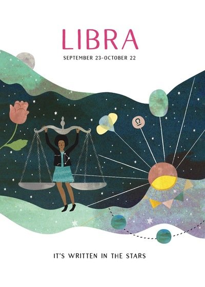 Cover for Astrology: Libra - It's Written in the Stars (Hardcover Book) (2019)