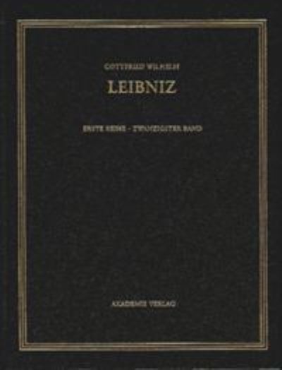 Cover for Gottfried Wilhelm Leibniz · Sämtliche Schriften und Briefe. (Book) (2006)