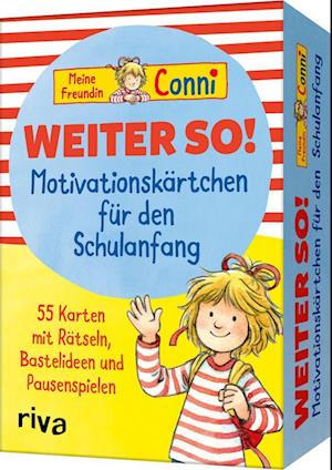 Meine Freundin Conni - Weiter so! - Motivationskärtchen für den Schulanfang - Riva Verlag - Brädspel - riva Verlag - 9783742321008 - 21 juni 2022