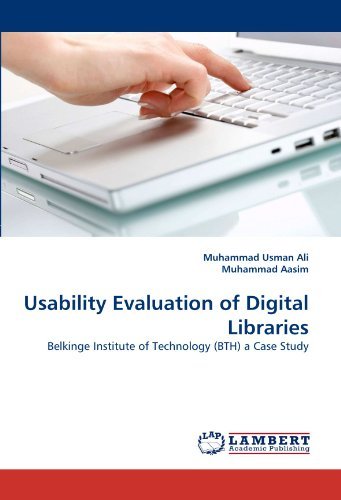 Cover for Muhammad Aasim · Usability Evaluation of Digital Libraries: Belkinge Institute of Technology (Bth) a Case Study (Paperback Book) (2010)