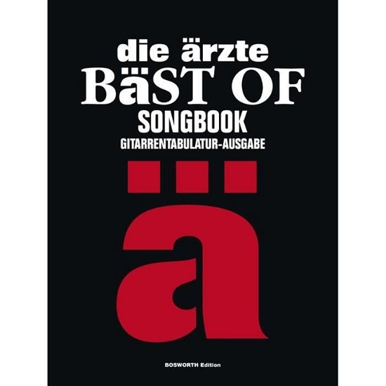 Cover for Die Ärzte · Ã„rzte:bÃ¤st Of Songbook,git.tab.boe7421 (Buch)