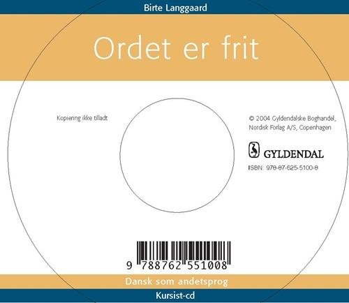 Cover for Birte Langgaard · Ordet er frit (CD) [1. udgave] (2006)