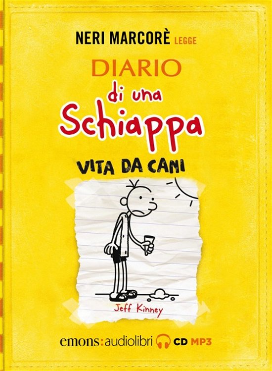 Cover for Jeff Kinney · Diario Di Una Schiappa. Vita Da Cani Letto Da Neri Marcore. Audiolibro. CD Audio Formato MP3 (Book)