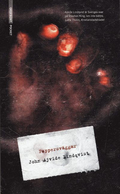 Pappersväggar - John Ajvide Lindqvist - Książki - Ordfront Förlag - 9789170373008 - 11 czerwca 2007