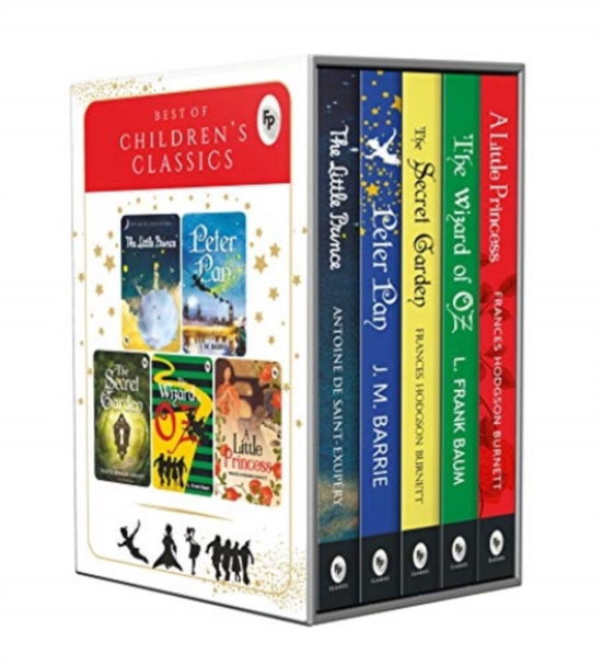 Cover for Antoine de Saint-Exupery, J.M. Barrie, Frances Hodgson Burnett &amp; L. Frank Baum · Best of Children’s Classics (Set of 5 Books): Perfect Gift Set for Kids (Paperback Book) (2025)