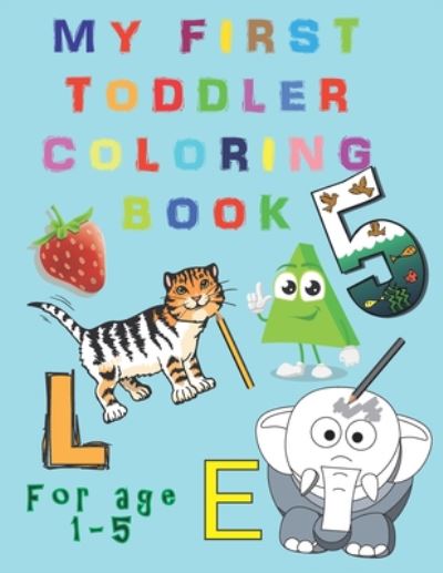 Cover for Enami Art · My First Toddler Coloring Book (Paperback Bog) (2020)