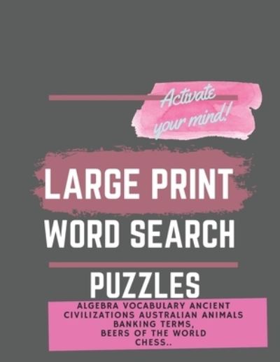 Cover for Marion Cotillard · LARGE PRINT Word Search Puzzles (Paperback Book) (2020)