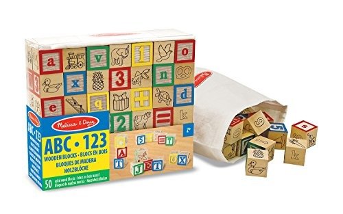 Cover for Melissa And Doug · Wooden Abc/123 Blocks (uc) (N/A)