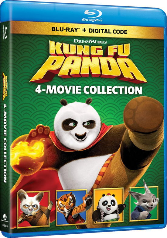 Cover for Kung Fu Panda: 4-movie Collection (Blu-ray) (2024)