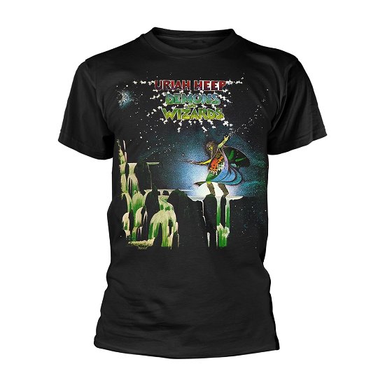 Cover for Uriah Heep · Demons and Wizards (Black) (T-shirt) [size XXXL] [Black edition] (2018)