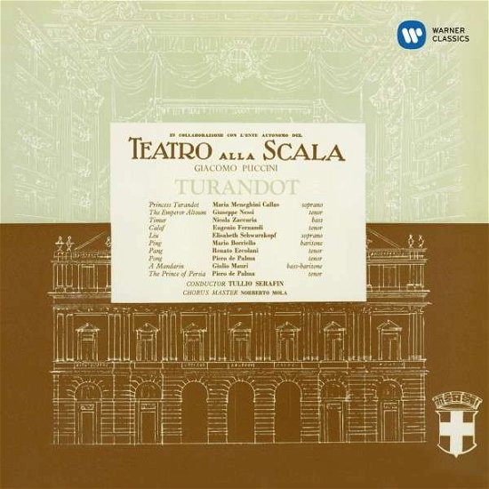 Puccini / Turandot (1957) - Maria Callas - Muziek - WARNER CLASSICS - 0825646341009 - 22 september 2014
