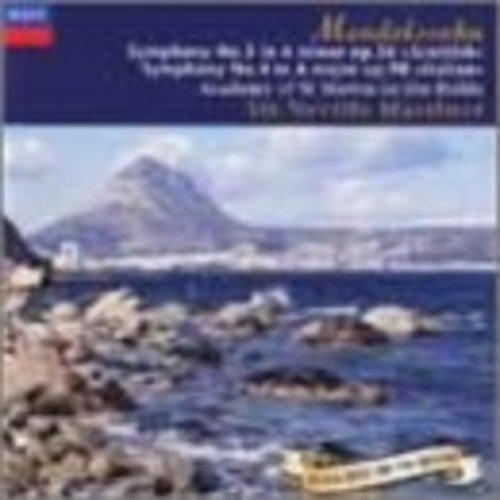 Cover for Neville Marriner · Mendelssohn: Symphony 3 in a Minor (CD) [Reissue edition] (2017)