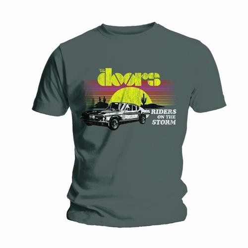 Cover for The Doors · The Doors Unisex T-Shirt: Riders (T-shirt) [size L] [Grey - Unisex edition]