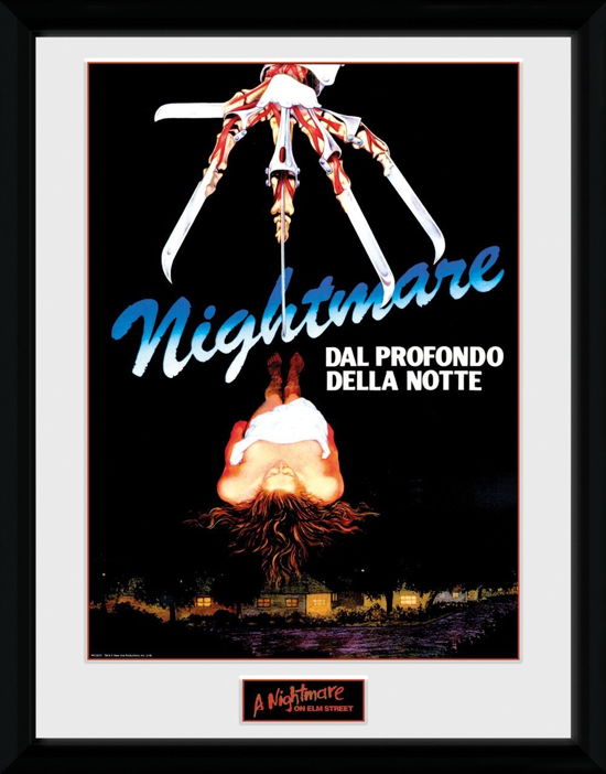 Nightmare On Elm Street: Nightmare (Stampa In Cornice 30x40cm) - Nightmare On Elm Street - Merchandise - Gb Eye - 5028486408009 - 