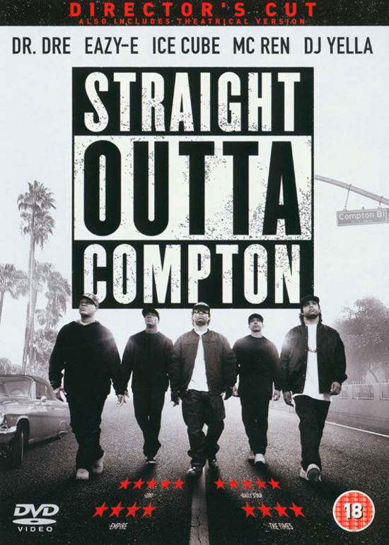 Cover for Straight Outta Compton (DVD) (2016)