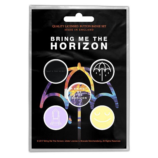 Bring Me The Horizon Button Badge Pack: That's the Spirit - Bring Me The Horizon - Produtos - PHD - 5055339779009 - 28 de outubro de 2019