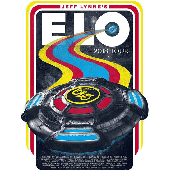 ELO Poster: 2018 Tour (Ex-Tour) - Elo ( Electric Light Orchestra ) - Marchandise - Rockoff - 5056170672009 - 