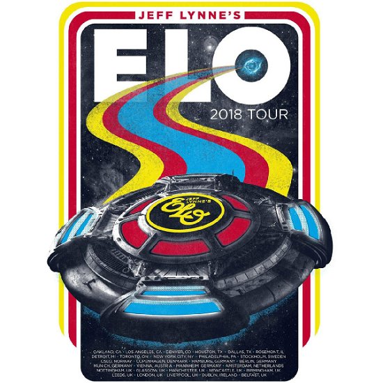 Cover for Elo ( Electric Light Orchestra ) · ELO Poster: 2018 Tour (Ex-Tour) (Poster)