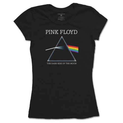 Pink Floyd Ladies T-Shirt: Dark Side of the Moon Refract - Pink Floyd - Produtos -  - 5056561032009 - 