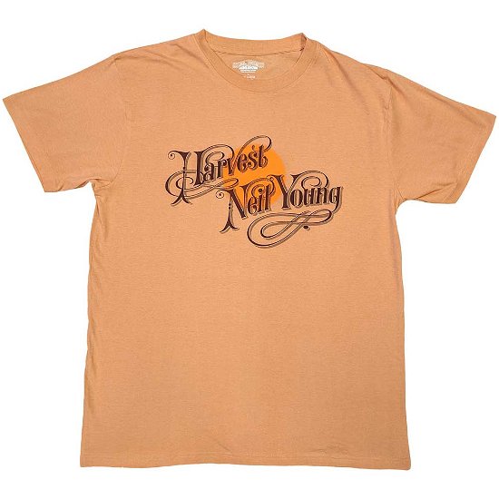 Cover for Neil Young · Neil Young Unisex T-Shirt: Harvest (T-shirt) [size S]