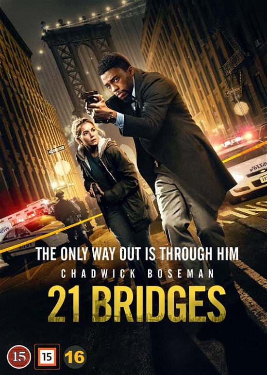 Cover for 21 Bridges - DVD (DVD) (2020)