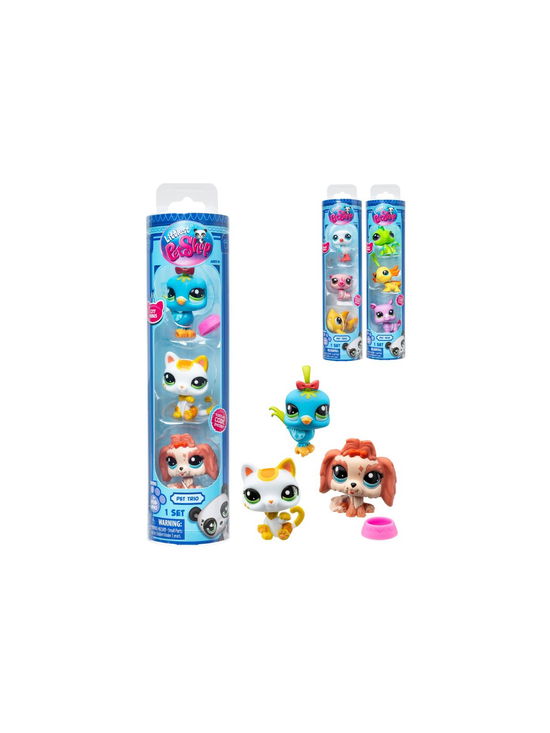 Cover for Littlest Pet Shop · Pet Trio In Tube Ass (00550) (Zabawki)